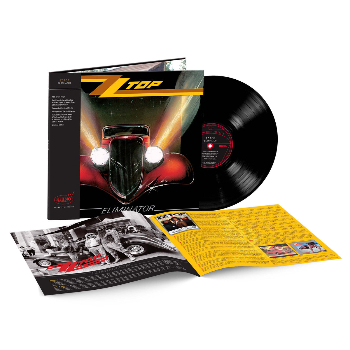 ZZ Top - Eliminator - LP (Rhino Hi-Fi, Audiophile, RKTBR25)