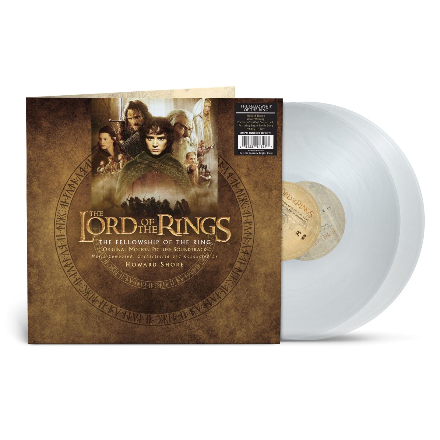 (Pre-Order Available 10/3/2025) Howard Shore - Lord Of The Rings: Fellowship Of The Ring - 2LP (Indie Exclusive, Palantir Clear Vinyl)