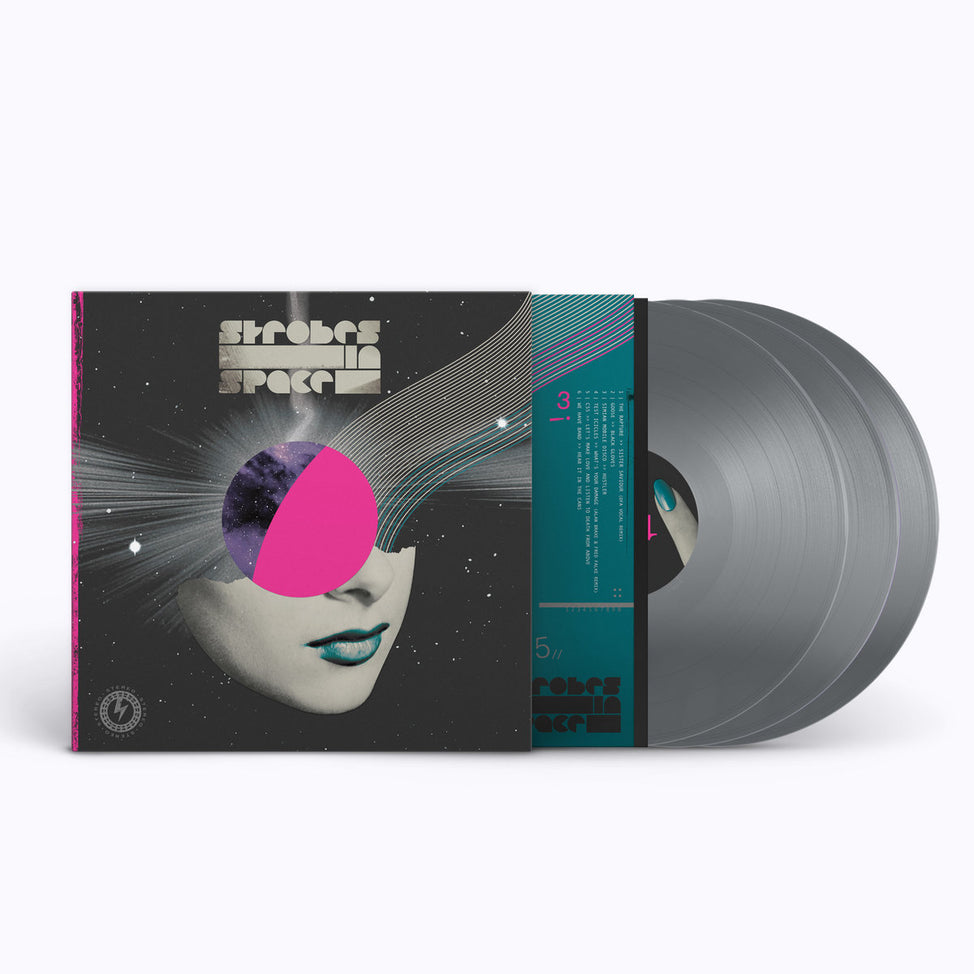 Various Artists - Strobes in Space (Indie Sleaze, Nu Rave & Future Disco 2000-2009) - 3LP (Orbit Silver Vinyl)