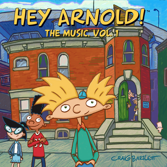 Jim Lang - Hey Arnold! The Music, Vol. 1 - LP (LITA Exclusive Variant, Gold Split Vinyl)