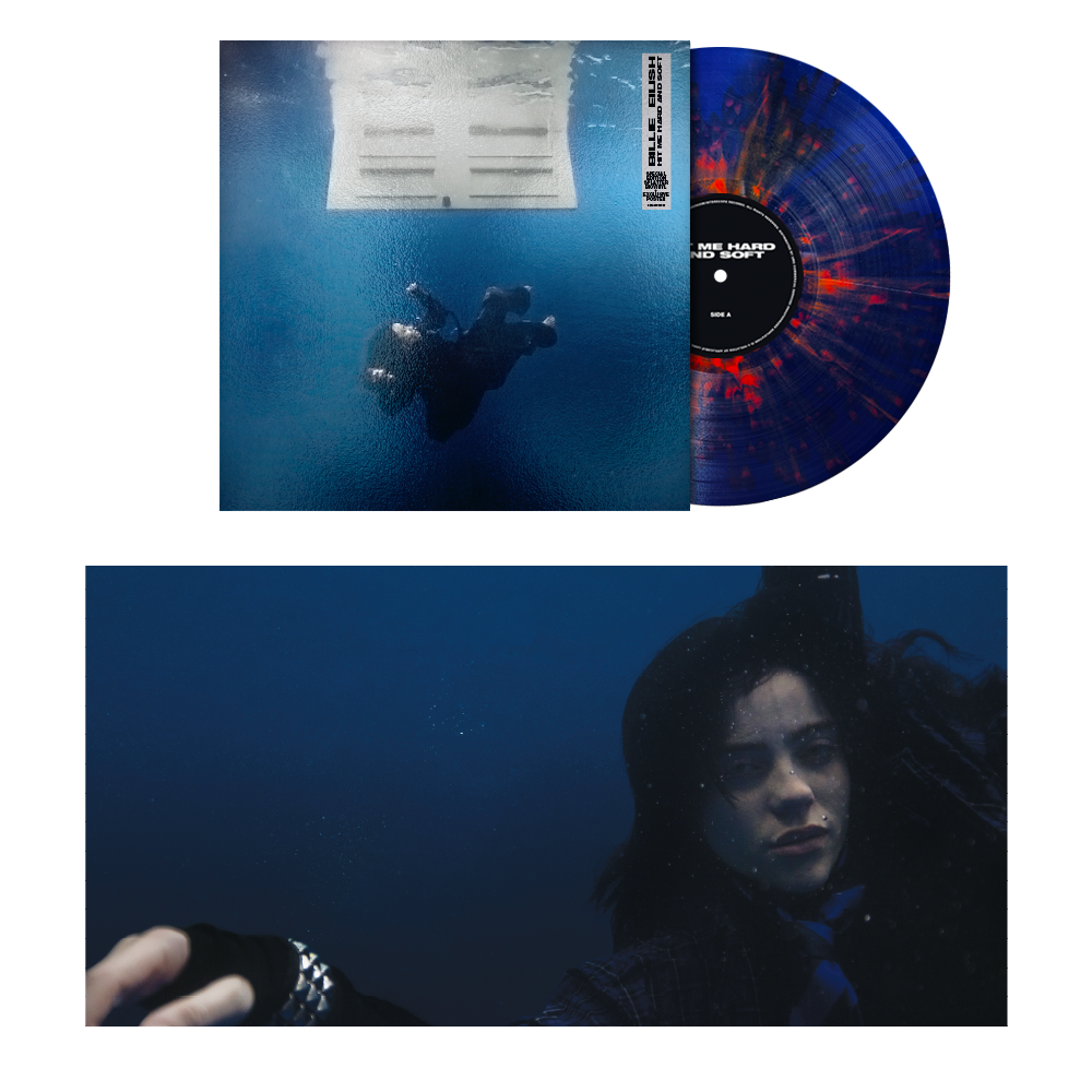 Billie Eilish - HIT ME HARD AND SOFT - LP (Anniversary Edition / Blue & Orange Splatter Vinyl)