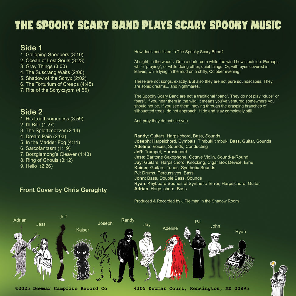 The Spooky Scary Band - The Spooky Scary Band Plays Scary Spooky Music - LP (Vinyl)