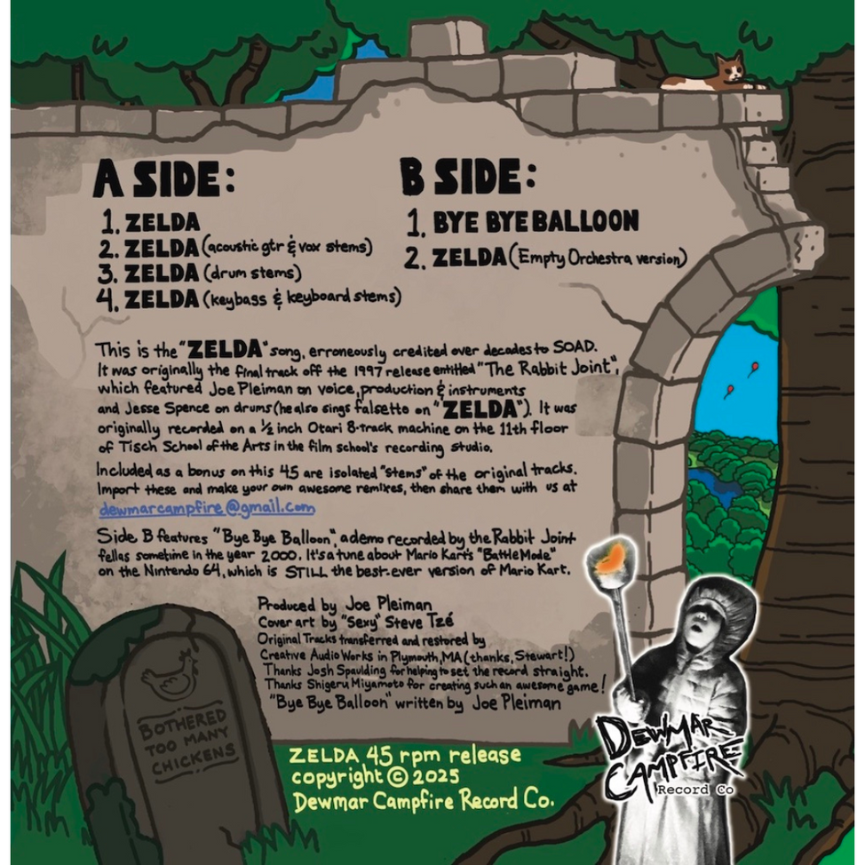 The Rabbit Joint - Zelda 45 - 7" (Vinyl)
