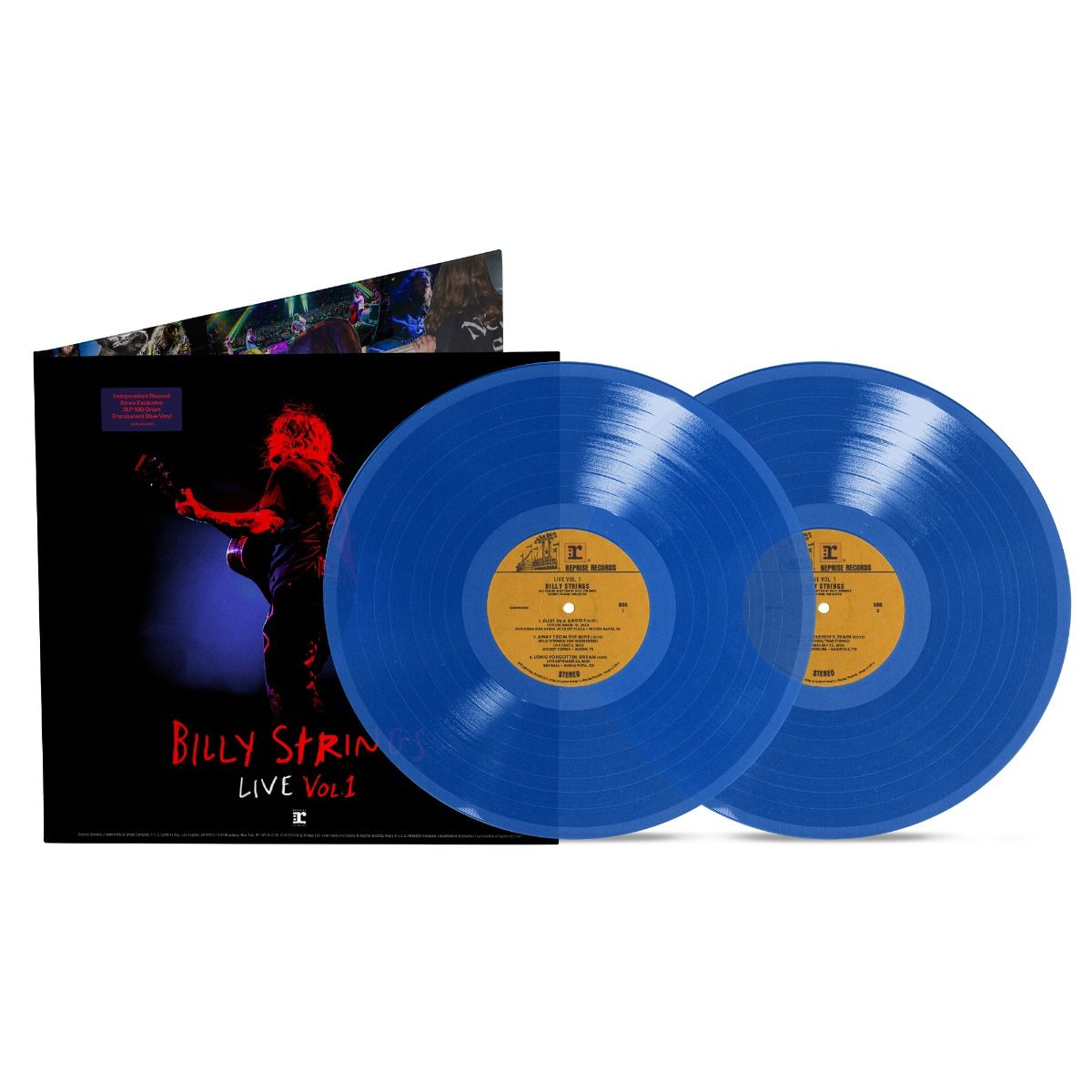 Billy Strings - Billy Strings Live Vol 1 - 2LP (Indie Exclusive, Translucent Blue 180 Gram Vinyl)