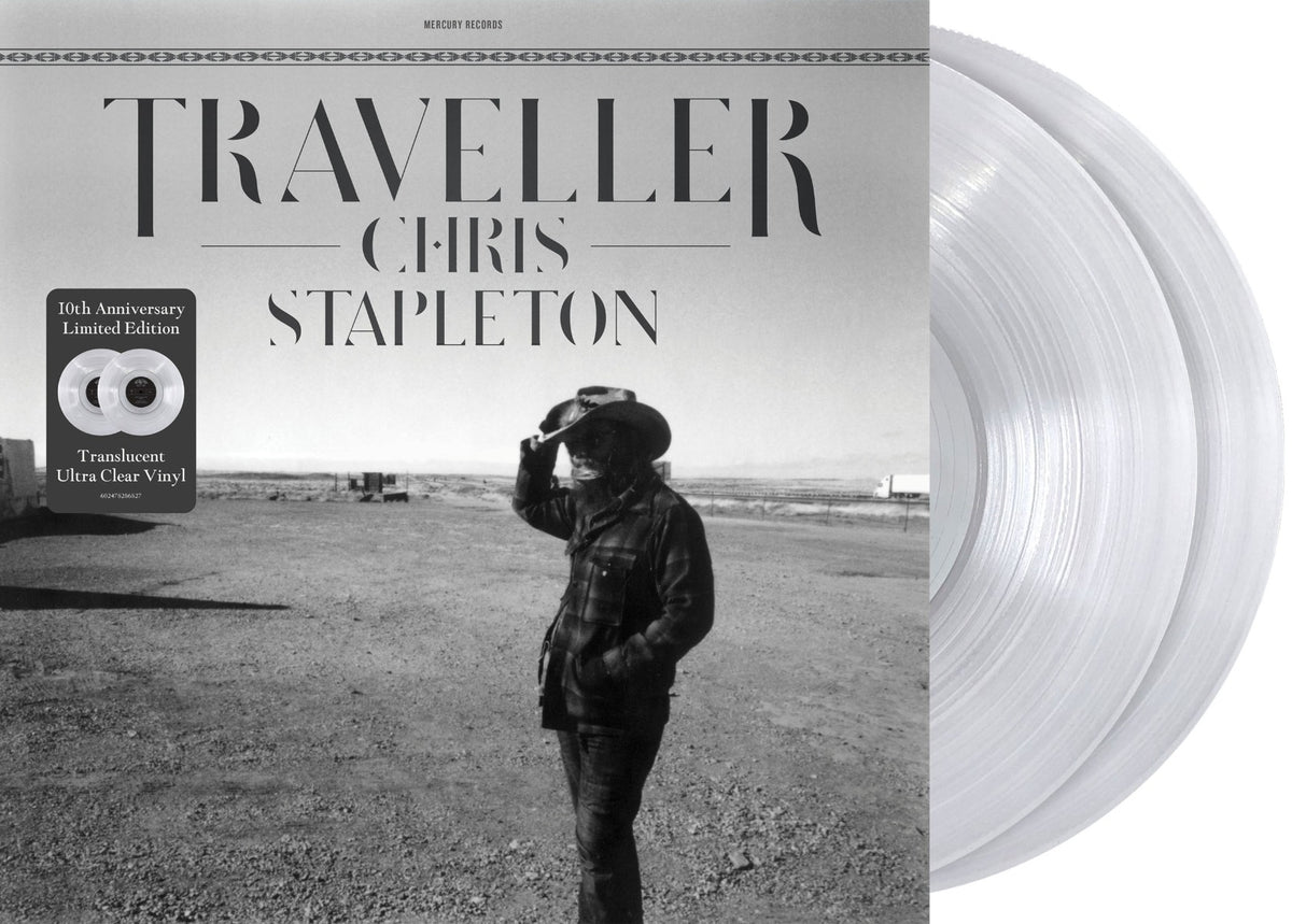 Chris Stapleton – Traveller - 2LP (10th Anniversary Edition, Indie Exclusive Translucent Ultra Clear Vinyl)
