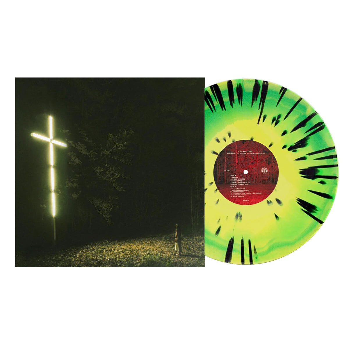 Knocked Loose - You Won't Go Before You're Supposed To - LP (Green, Yellow & Black Splatter Vinyl)