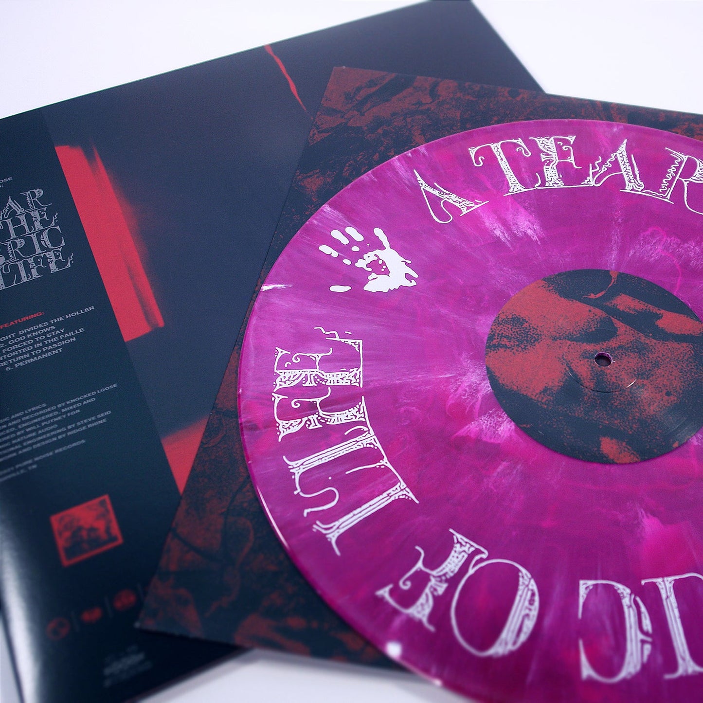 Knocked Loose - A Tear In The Fabric Of Life - LP (Merlot Deluxe Marble Vinyl)