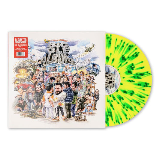 A Day to Remember - Big Ole Album Vol. 1 - LP (Indie Exclusive, Highlighter Splatter Vinyl)