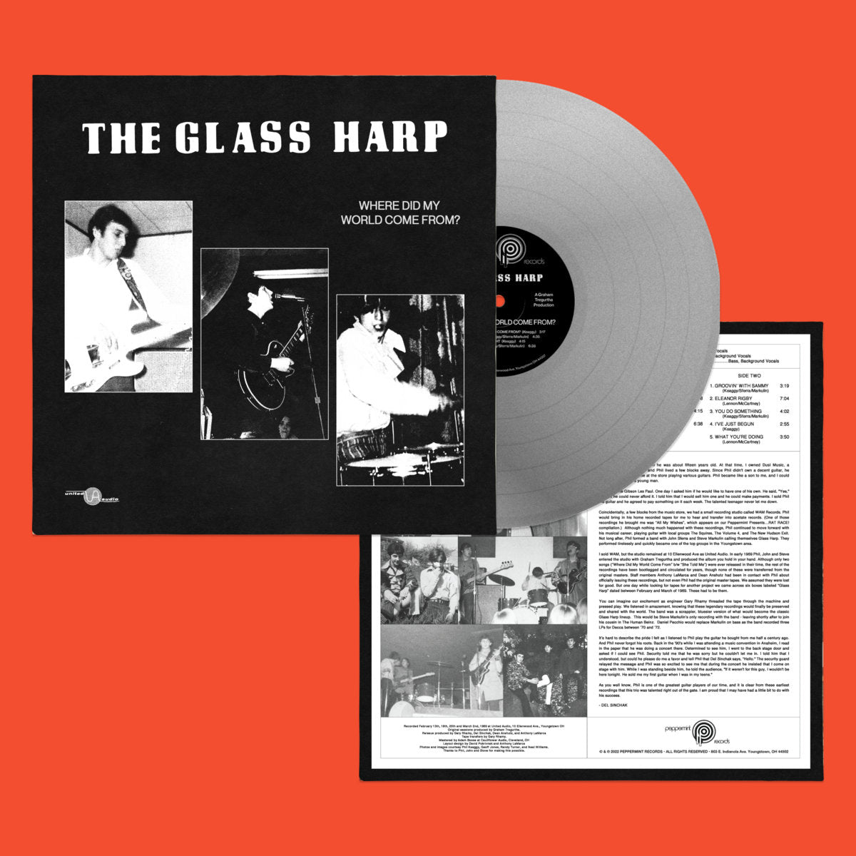 Glass Harp - "Where Did My World Come From?" - LP (Limited "Psychedelic Psylver" Vinyl)