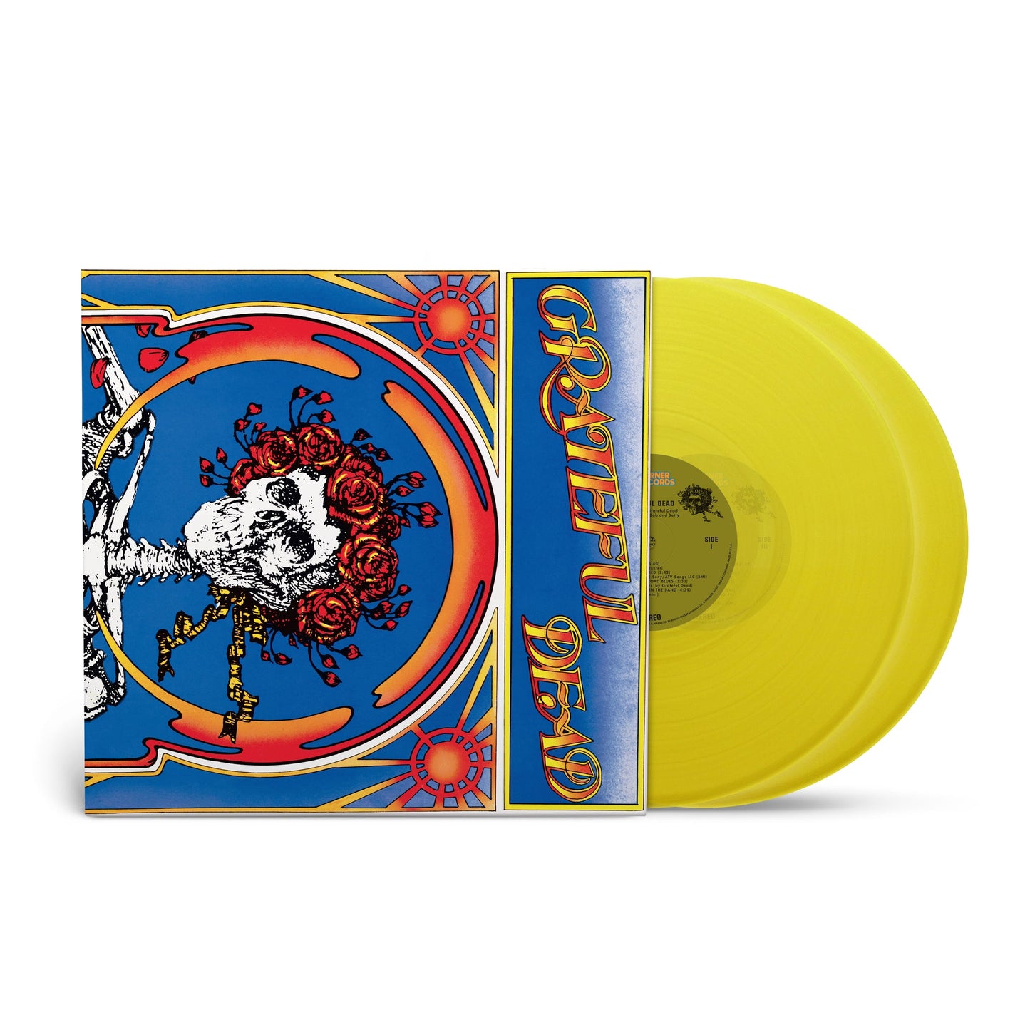 Grateful Dead - Grateful Dead (Skull & Roses) - 2LP (Clear Yellow Vinyl, Rhino Start Your Ear Off Right)