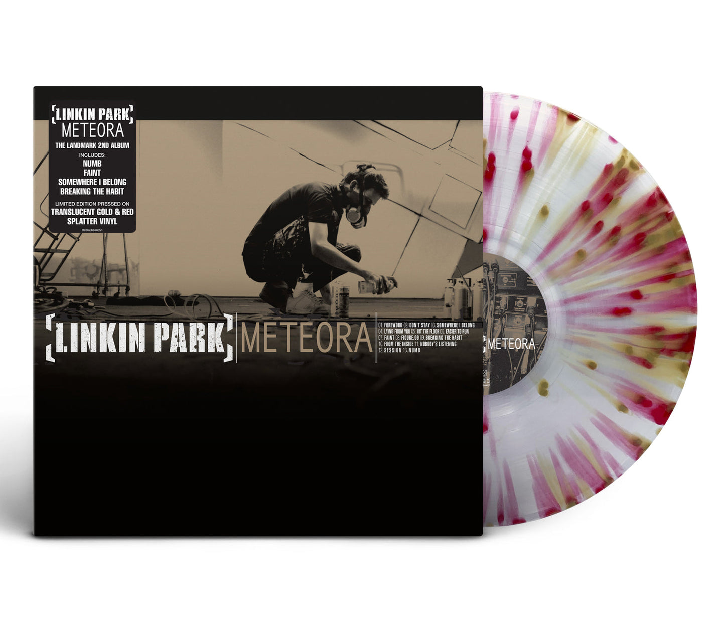 Linkin Park - Meteora - LP (Translucent Gold & Red Splatter Vinyl)