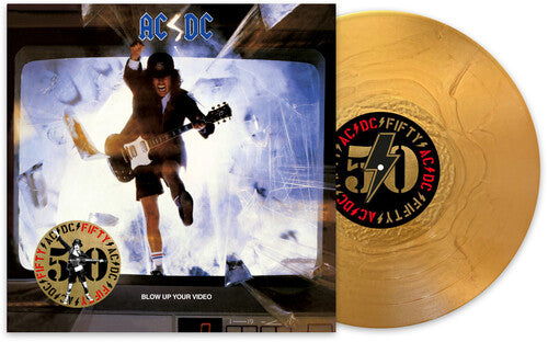 AC/DC -  Blow Up Your Video - LP (Limited Edition, Gold Colored Vinyl, 50th Anniversary Edition)