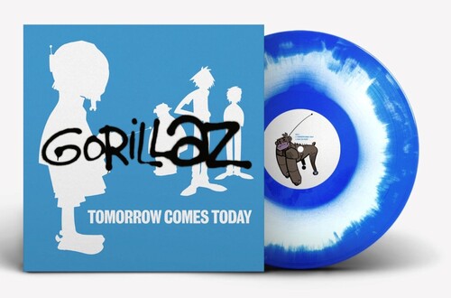 Gorillaz - Tomorrow Comes Today - EP (White & Blue Color-in-Color Vinyl)