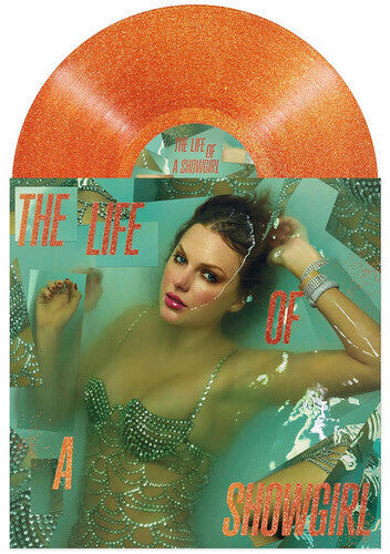 Taylor Swift - The Life of a Showgirl: Sweat and Vanilla Perfume - LP (Portofino Orange Glitter Vinyl)