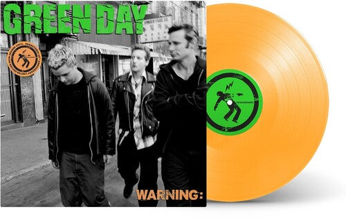 Green Day – Warning - LP (25Th Anniversary Deluxe Edition, Neon Orange Vinyl)