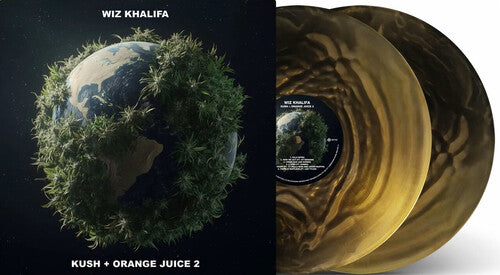 Wiz Khalifa - Kush & Orange Juice 2 - 2LP (Parental Advisory Explicit Lyrics, Black & Gold Colored Vinyl)