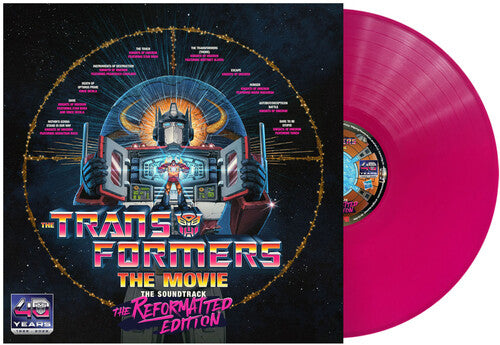 The Transformers: The Movie, The Soundtrack, The Reformatted Edition - LP (Pink Vinyl)