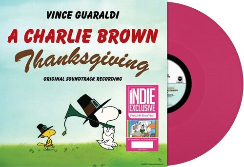 Vince Guaraldi - A Charlie Brown Thanksgiving (Original Soundtrack) - LP (Indie Exclusive Pink Vinyl)