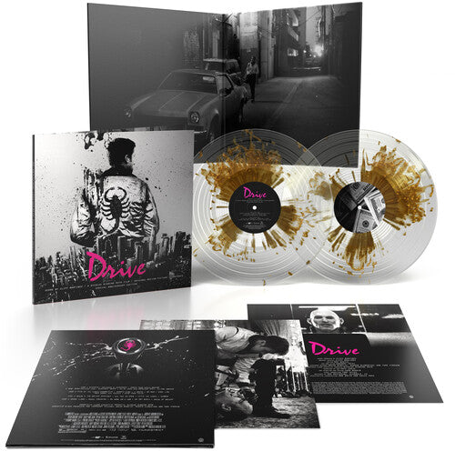 Cliff Martinez - Drive (Original Soundtrack) - 2LP ("Drivers Jacket" Gold & Clear Splatter Vinyl, Anniversary Edition, Alternate Cover)
