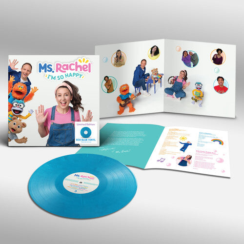 Ms Rachel - I'm So Happy - LP (Blue Vinyl)