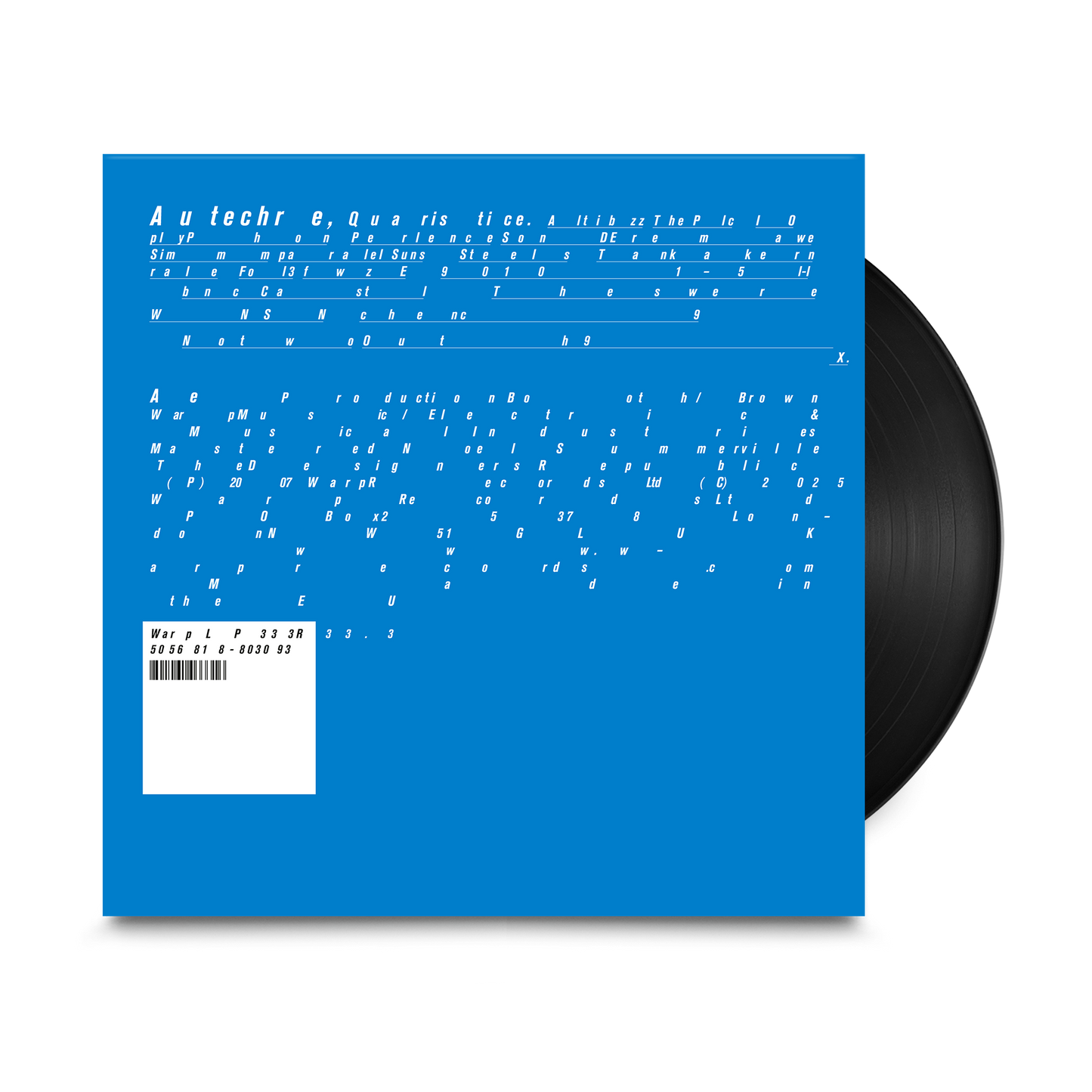 Autechre - Quaristice - 2LP (Vinyl)