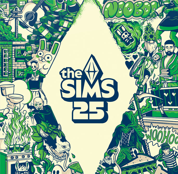 Various Artists - The Sims 25th Soundtrack - 2LP (Metallic Shiny Green Vinyl)