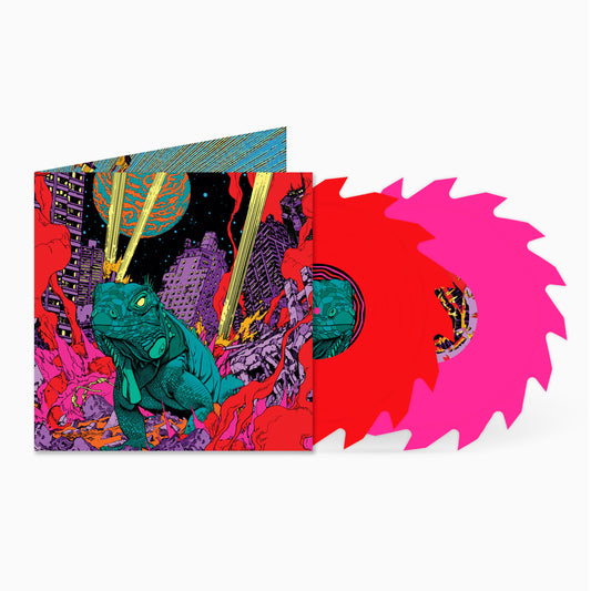 King Gizzard and the Lizard Wizard - Petrodragonic Apocalypse Live - 2LP (‘Buzzsaw’-Shaped Red/Pink Vinyl