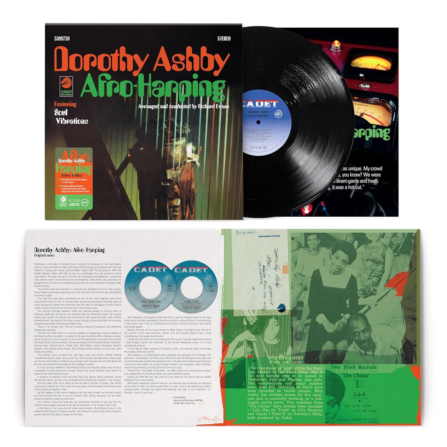 Dorothy Ashby - Afro Harping - 2LP (Deluxe Edition Vinyl)