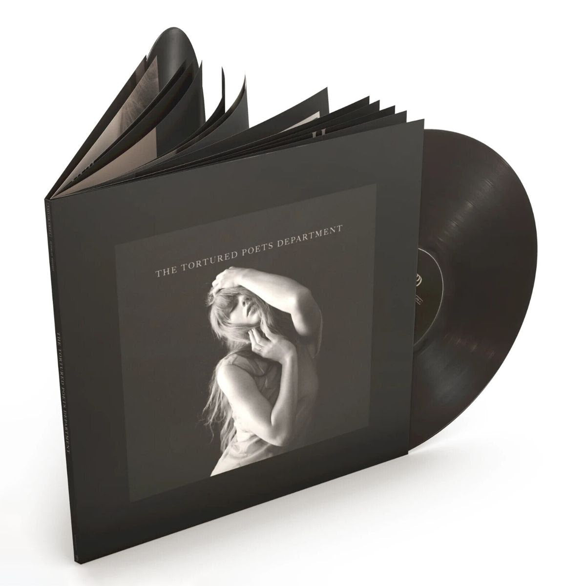 Taylor Swift - The Tortured Poets Department - 2LP (Charcoal Vinyl, Bonus Track Black Dog)