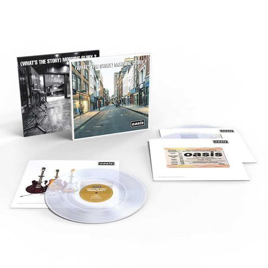 Oasis - (What's The Story) Morning Glory? - 3LP (Indie Exclusive 30th Anniversary Deluxe Edition, Crystal Clear Vinyl)