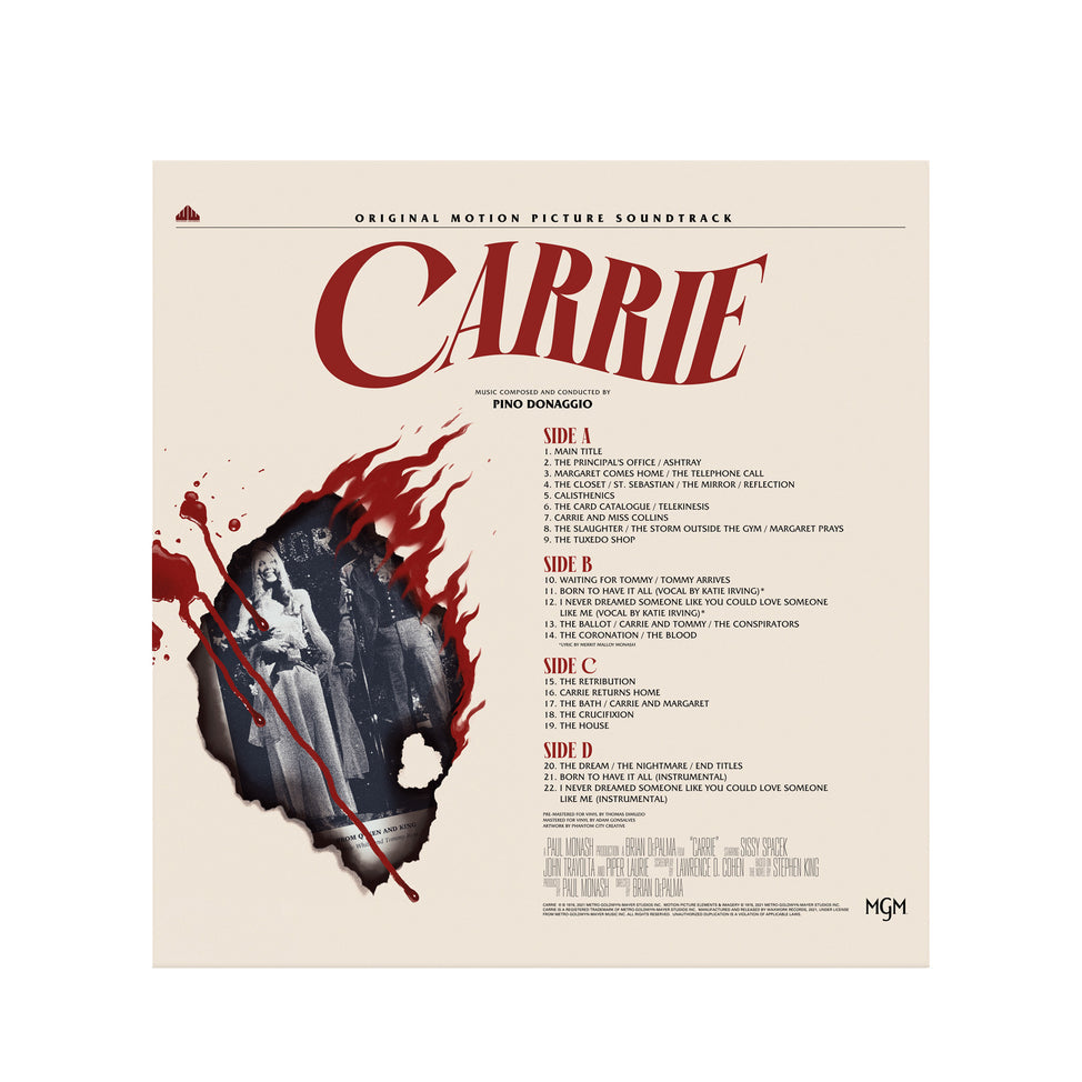 Pino Donaggio - Carrie - 2LP (Orange Smoke Vinyl)