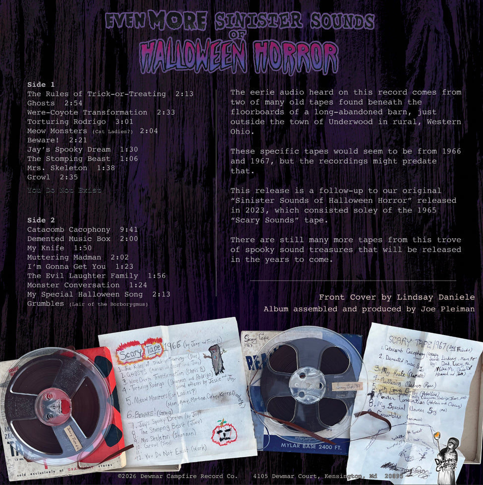Dewmar Campfire/Various Artists - Even More Sinister Sounds of Halloween Horror - LP