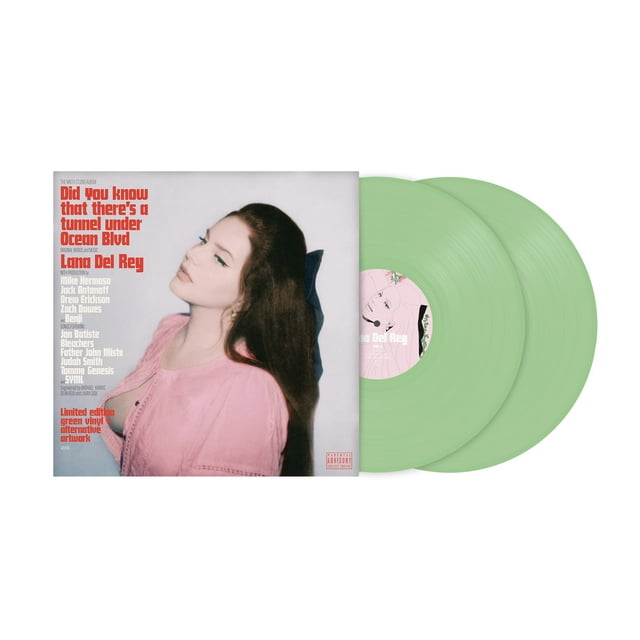 Lana Del Rey - Did You Know There's A Tunnel Under Ocean Blvd - 2LP (Indie Exclusive Light Green Vinyl, Alternative Cover)
