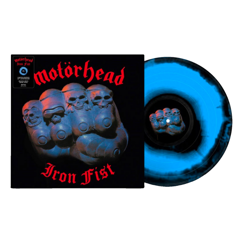Motorhead - Iron Fist [LP] (Black & Blue Swirl Vinyl)