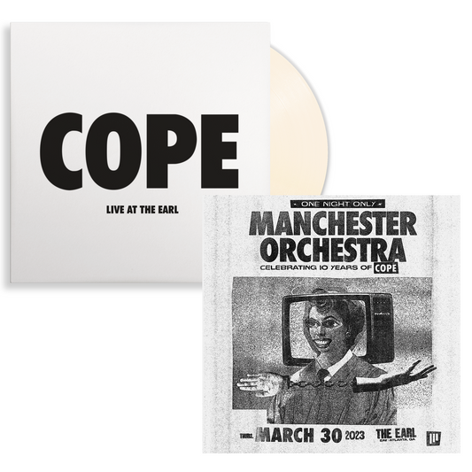 Manchester Orchestra - Cope Live At The Earl - LP (Indie Exclusive Bone Color Vinyl)