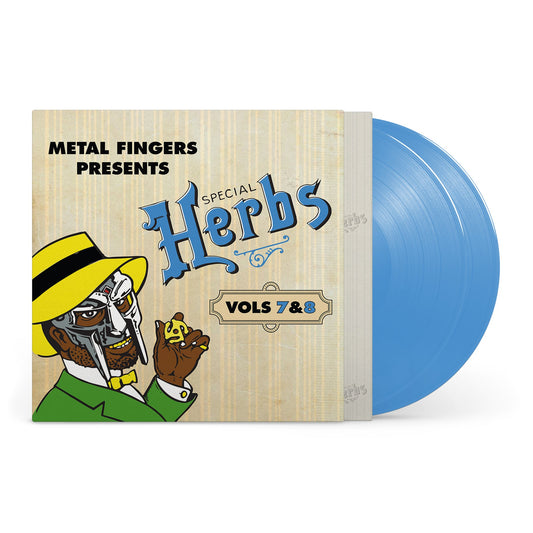 MF Doom - Metal Fingers Presents: Special Herbs Vol. 7 & 8 - 2LP (Blue Vinyl)