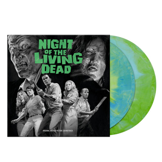 Various - Night Of the Living Dead - 2LP ("Ghoul" Green and Blue Handpour Vinyl)