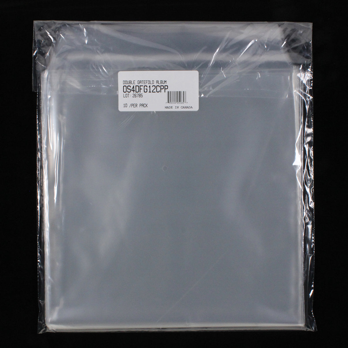 Vinyl Storage Solutions - 12" Gatefold Outer Sleeves w/ Two Flaps - 4mil (10 pack)