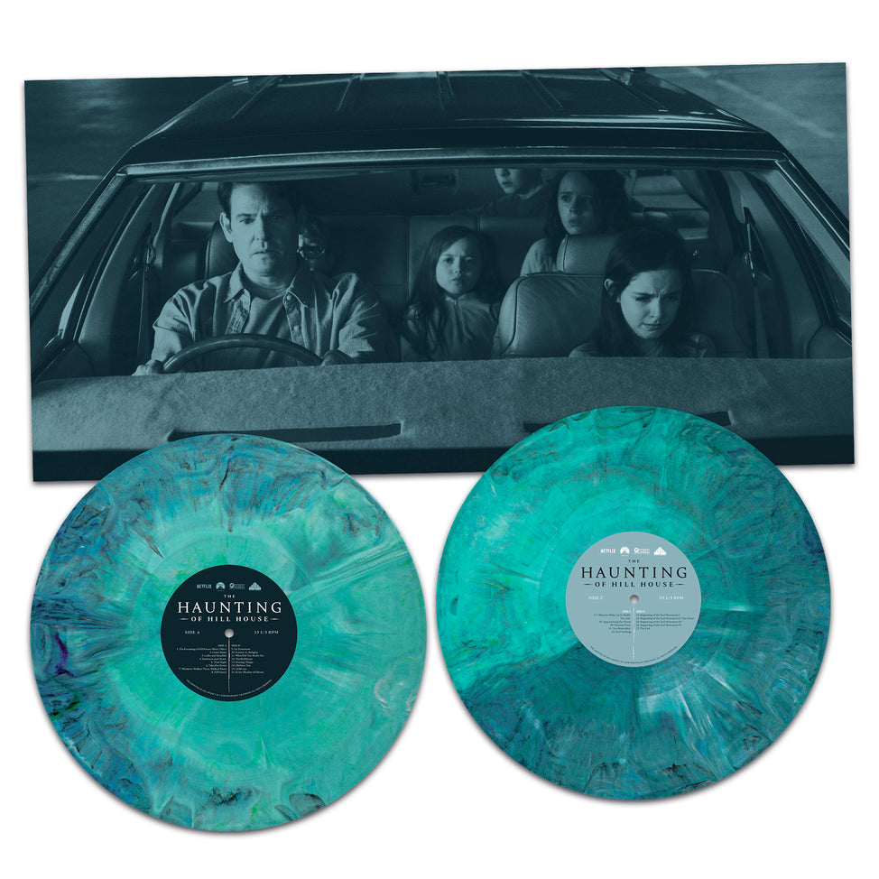 The Newton Brothers - The Haunting of Hill House: Music From the Netflix Horror Series - 2LP (Ghostly Blue, Green, and Iridescent White Vinyl)