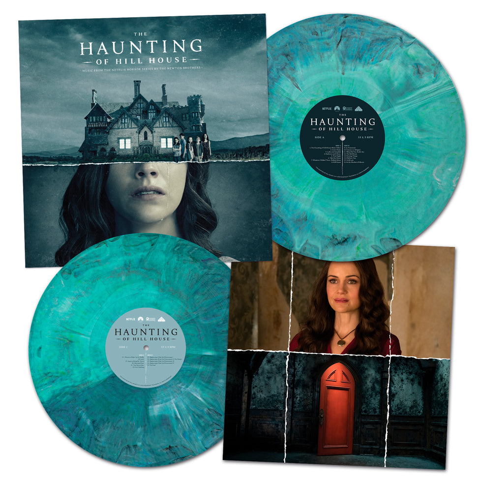 The Newton Brothers - The Haunting of Hill House: Music From the Netflix Horror Series - 2LP (Ghostly Blue, Green, and Iridescent White Vinyl)