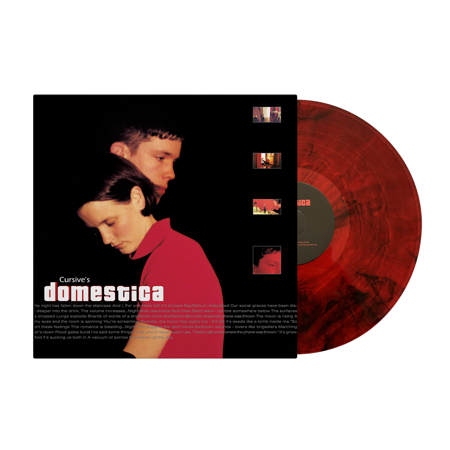 Cursive - Domestica - LP (Red Smoke Vinyl) – Weird Fish Records