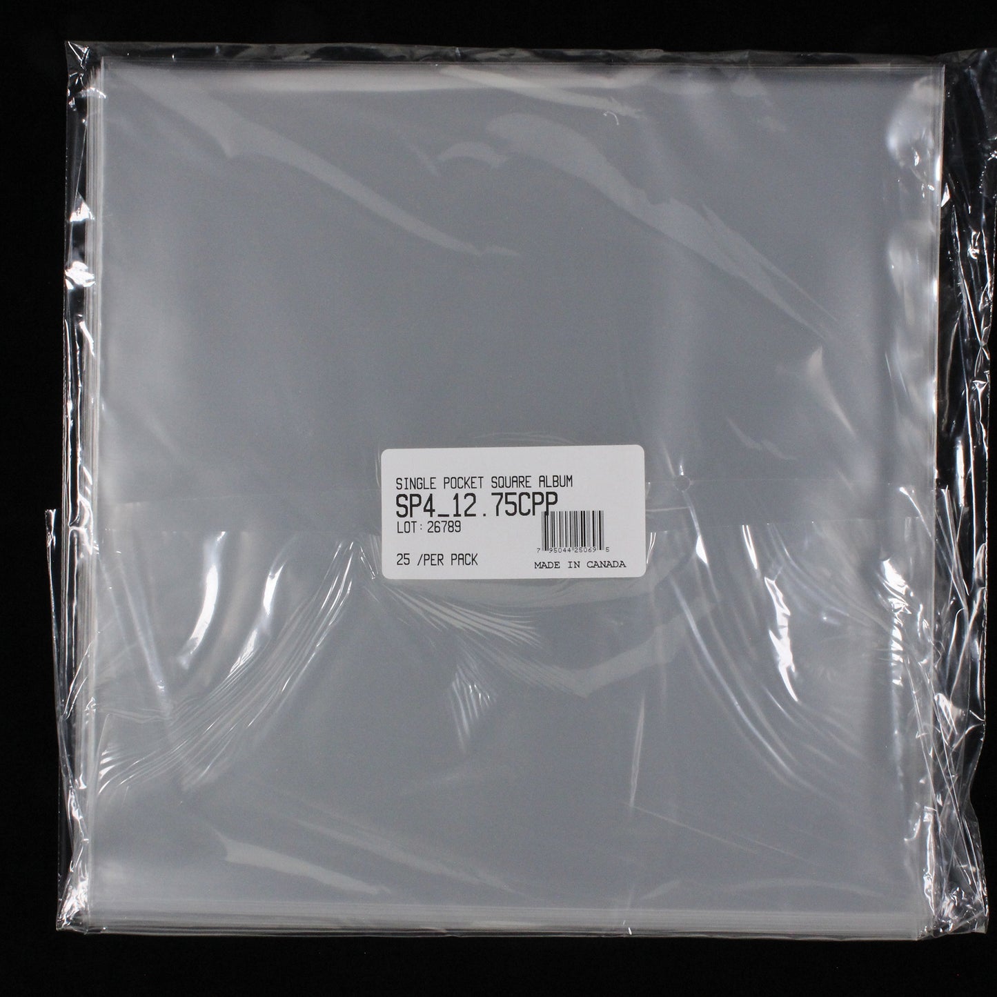 Vinyl Storage Solutions - 12.75" Single Pocket Outer Sleeves w/ No Flap - 4mil (25 pack)