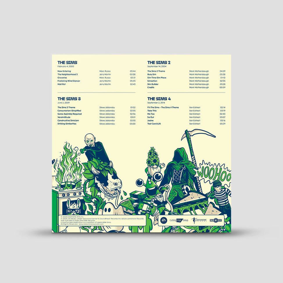 Various Artists - The Sims 25th Soundtrack - 2LP (Metallic Shiny Green Vinyl)