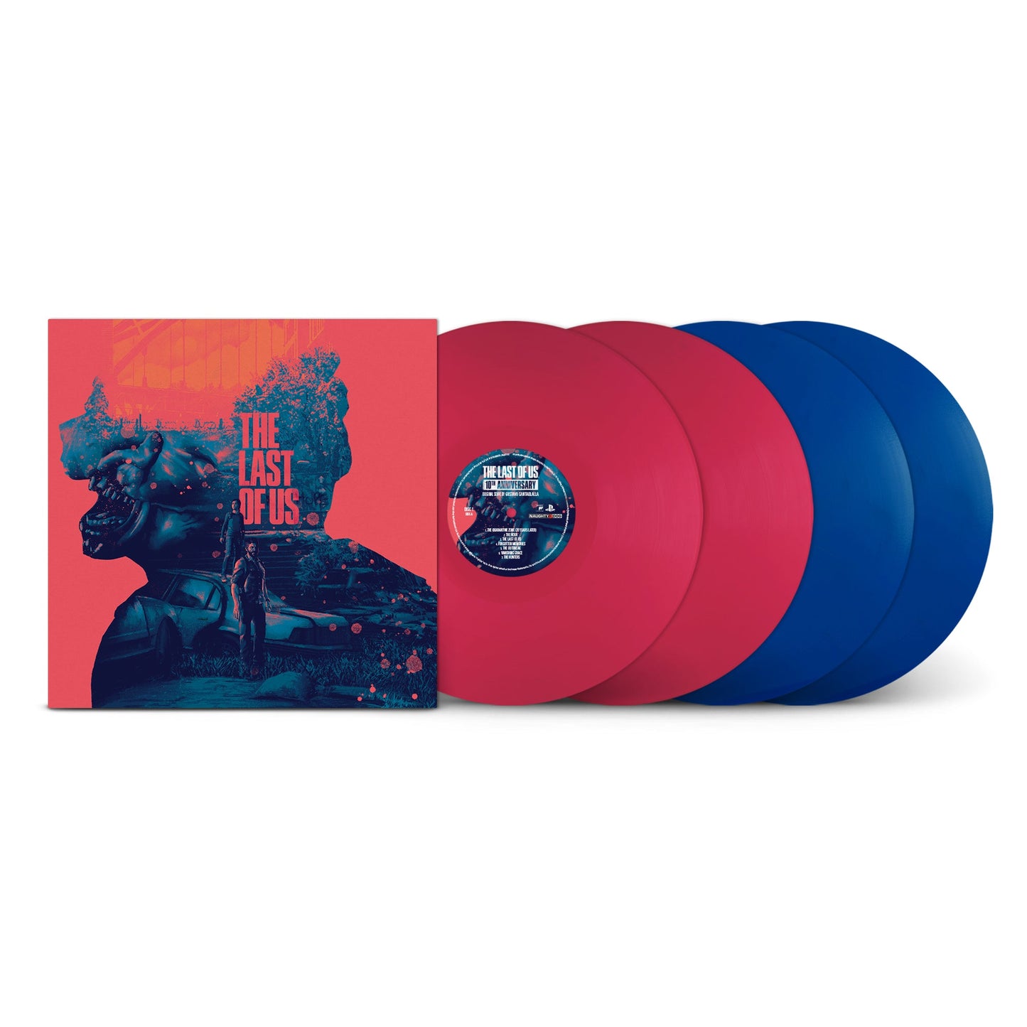 Gustavo Santaolalla - The Last of Us - 4LP (10th Anniversary Vinyl Box Set, Blue, Red Colored Vinyl)