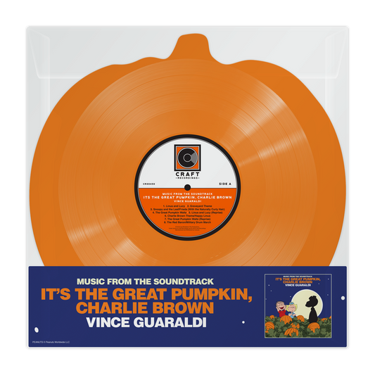 Vince Guaraldi - It's The Great Pumpkin, Charlie Brown - LP (Translucent Orange Pumpkin Shaped Vinyl)