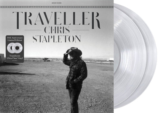 Chris Stapleton – Traveller - 2LP (10th Anniversary Edition, Indie Exclusive Translucent Ultra Clear Vinyl)