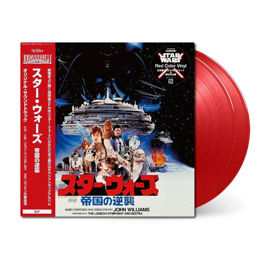 John Williams - Star Wars: The Empire Strikes Back (Original Motion Picture Soundtrack) - 2LP (Japenese Import, OBI, Red Vinyl)