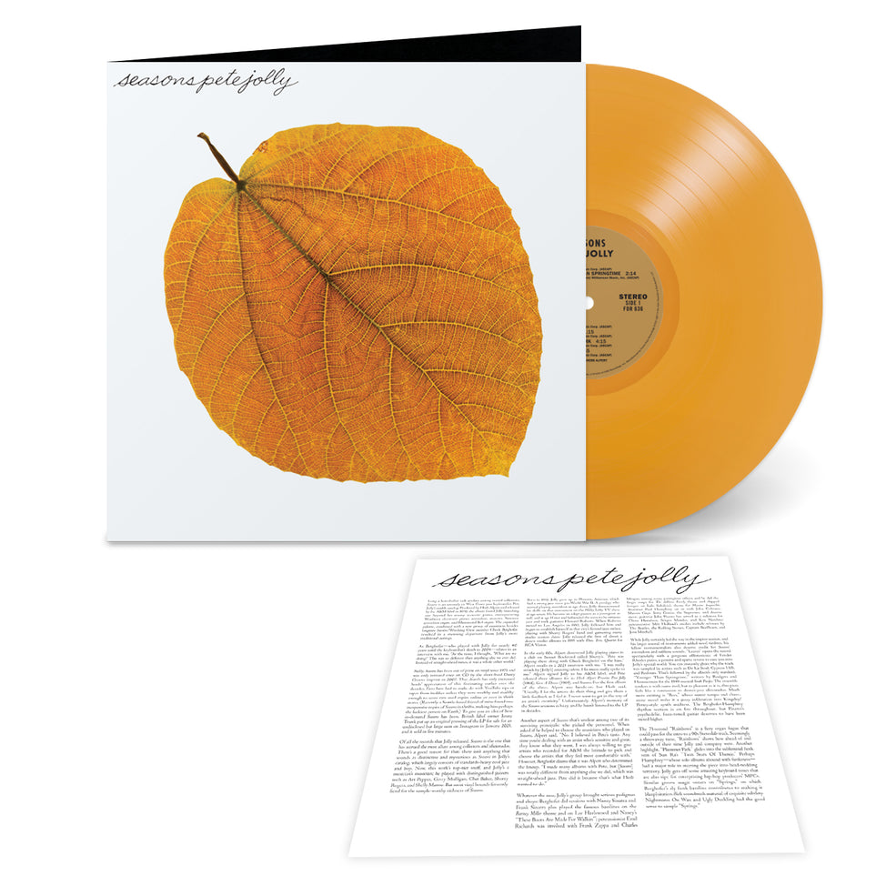 Pete Jolly - Seasons - LP (Clear Amber Vinyl)