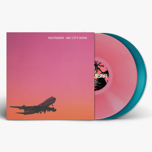 Heatmiser - Mic City Sons - 2LP (Sunset Pink Transparent & Starry Night Blue Glitter Vinyl)