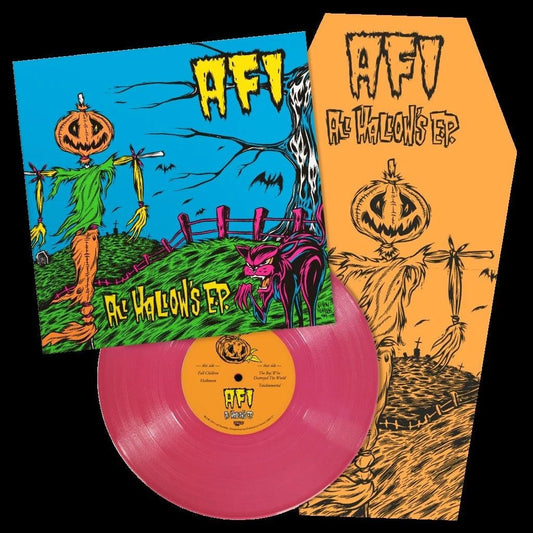 AFI - All Hallow's E.P.  - EP (10-Inch, Spectral Pink Colored Vinyl, Coffin-Shaped Poster)
